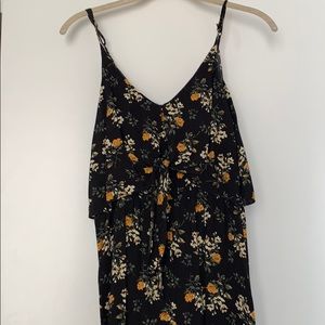 Black floral jumpsuit from ASOS